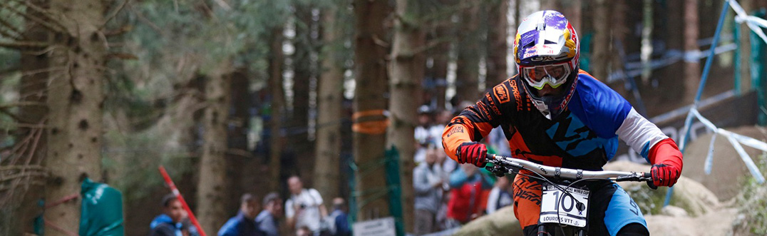 World Cup DH Lourdes 2015 / Bruni frappe fort !