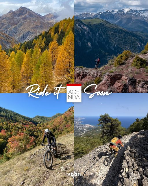 RIDE IT SOON 🗓️
Sessions #1001sentiers de l'automne 🍁

2️⃣ 05.09 NAVETTE Full Roya
3️⃣ 11.09 NAVETTE Cians Tinée Vésubie
4️⃣ 28.09 LUNCH RIDE Roquefort Rouret
5️⃣ 08.10 E-RIDE Balcons du Cians
6️⃣ 18.10 MOUNTAIN-TO-SEA Turini-Turbie
7️⃣ 24.10 NAVETTE Golden Roya
8️⃣ A LA DEMANDE Rides & Stages privés

C'est parti pour profiter de la plus belle saison de l'année dans le 06 🤩

Infos & Inscriptions
➡️ www.1001sentiers.fr

#lifeistooshorttorideboringtrails
#somuchmorethanbiking
#CotedAzurFrance