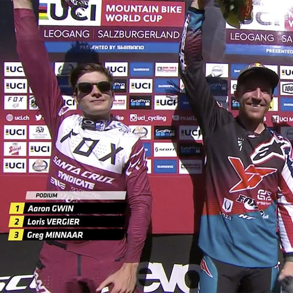 World Cup DH Leogang 2017: Loris Vergier en argent