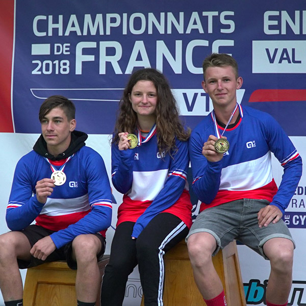 Prouesses azuréennes: 4 titres aux CDF Enduro 2018