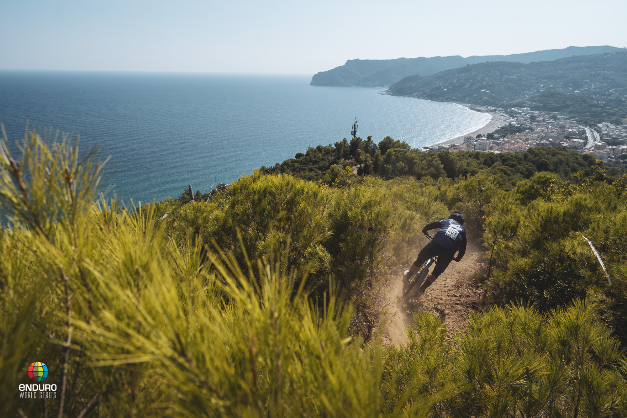 Mirana Miller with a moment of solitude on stage 3. Another top 10 enduro finish for her.