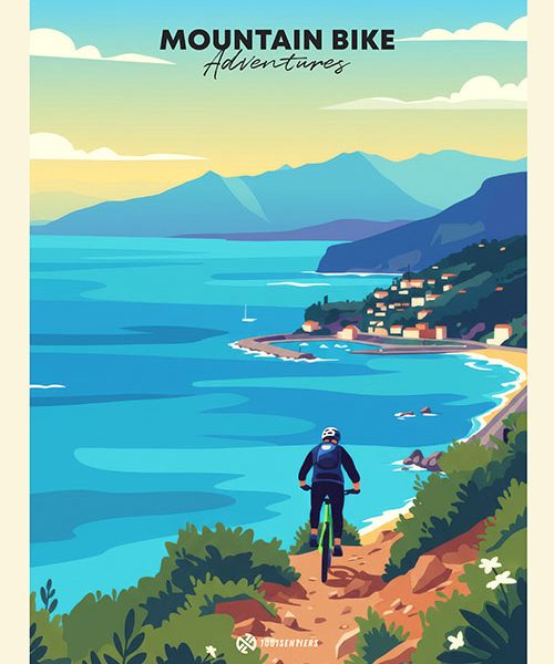 Affiche VTT - LA RIVIERA