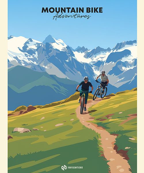 Affiche VTT - LES ECRINS